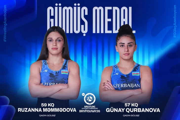 Две азербайджанские спортсменки стали вице-чемпионками мира U-20