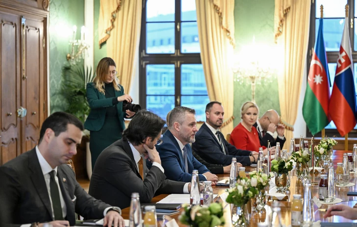 Media.az - Новости Азербайджана - В Братиславе состоялась встреча президентов Азербайджана и Словакии в расширенном составе