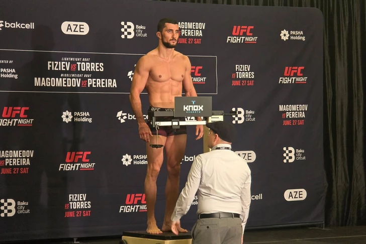 Media.az - Новости Азербайджана - Перед UFC Fight Night Baku состоялась официальная церемония взвешивания