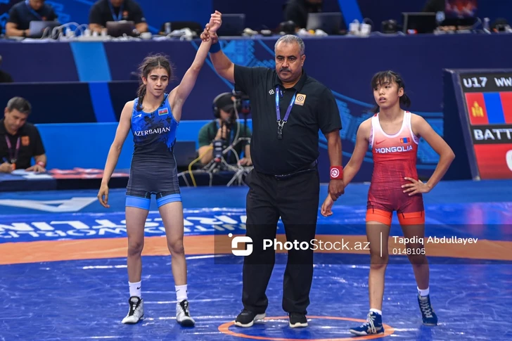 Гюльханым Ширинова выиграла утешительный поединок на ЧМ U-17 в Баку