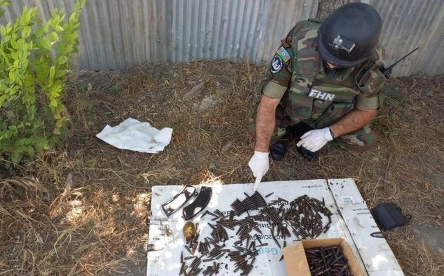 В Низаминском районе Баку обнаружены боеприпасы