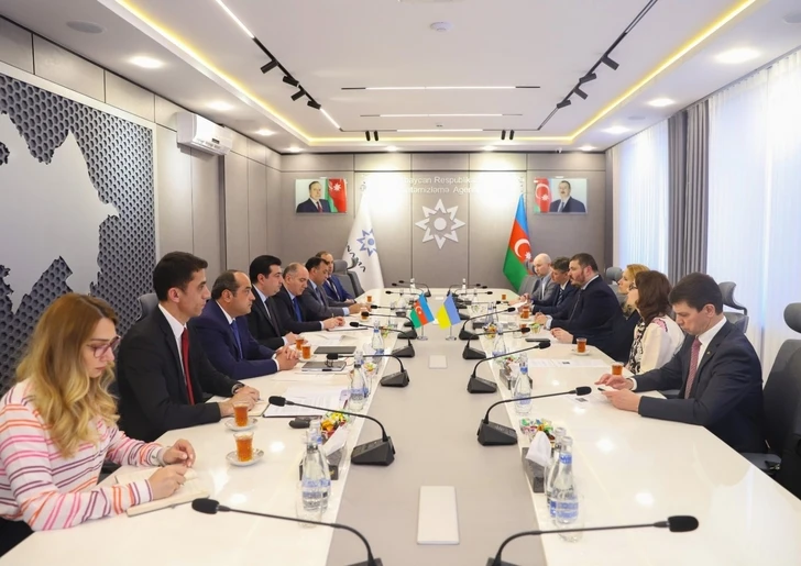 В Агентстве Азербайджана по разминированию прошла встреча с зампредседателя Верховной Рады Украины