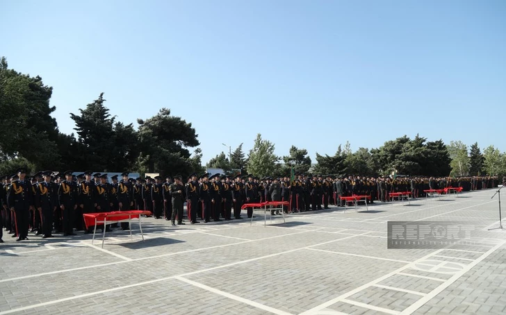 В Военном лицее им. Джамшида Нахчыванского состоялась церемония выпуска