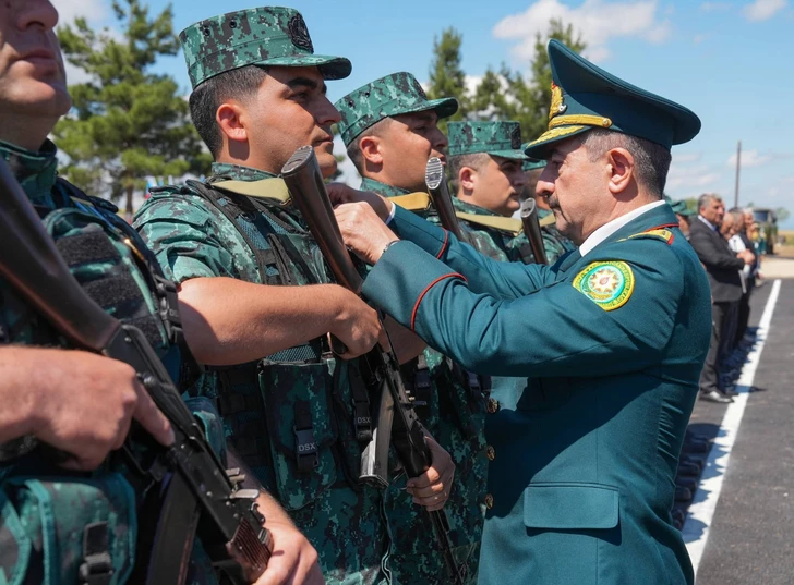 Media.az - Новости Азербайджана - Открылась служба пограничной комендатуры «Самур»