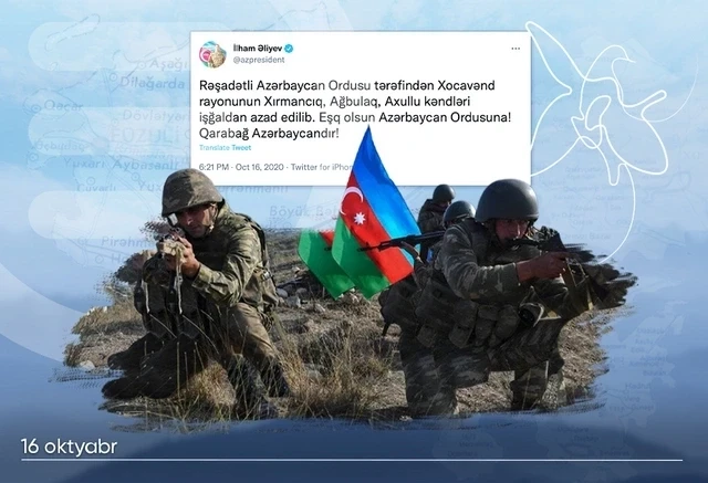 Media.az - Новости Азербайджана - 20-й день Отечественной войны: Азербайджан освободил три села в Ходжавендском районе