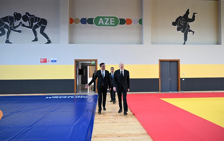 Media.az - Новости Азербайджана - Президент Ильхам Алиев принял участие в открытии Евлахского Олимпийского спортивного комплекса