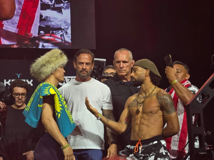 Media.az - Новости Азербайджана - Перед UFC Fight Night в Баку состоялись торжественная церемония взвешивания и битва взглядов