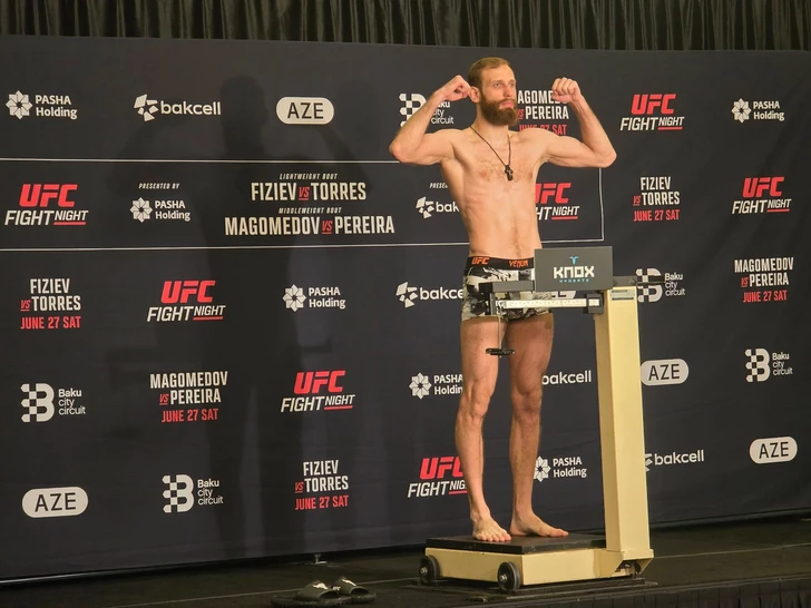 Media.az - Новости Азербайджана - Перед UFC Fight Night Baku состоялась официальная церемония взвешивания