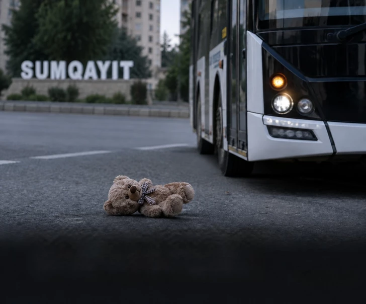 Четырехлетний ребенок погиб под колесами автобуса в Сумгайыте