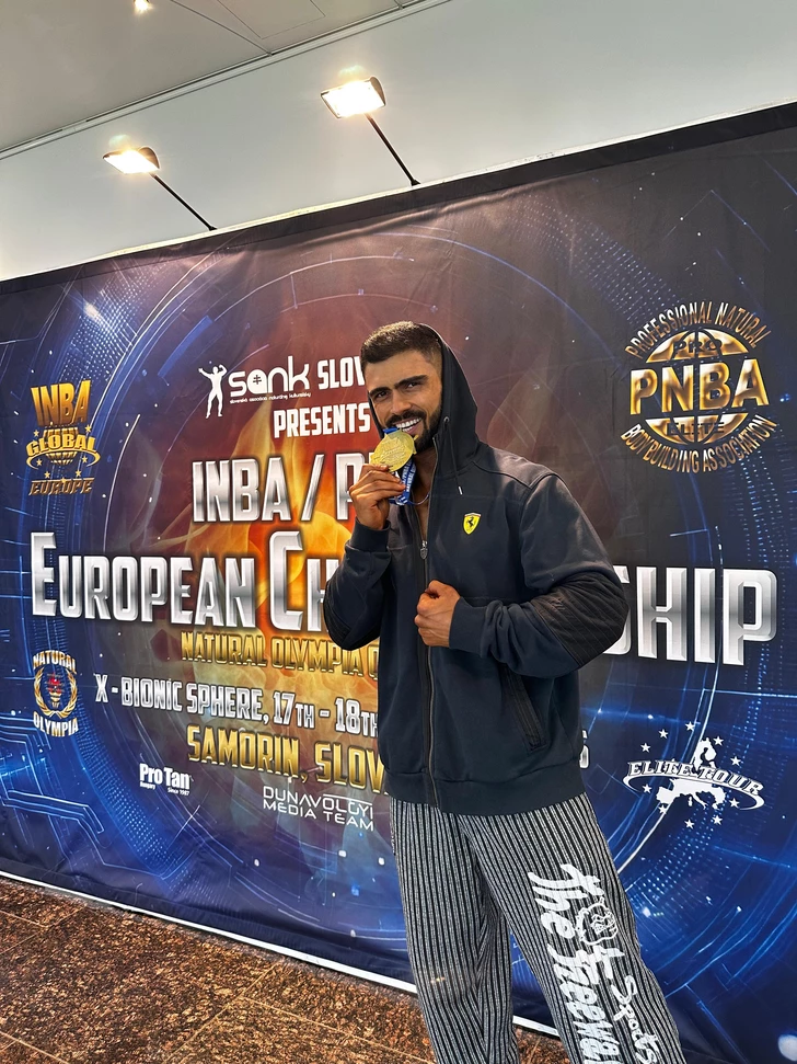 Азербайджанский спортсмен одержал победу на чемпионате Европы INBA/PNBA в Словакии
