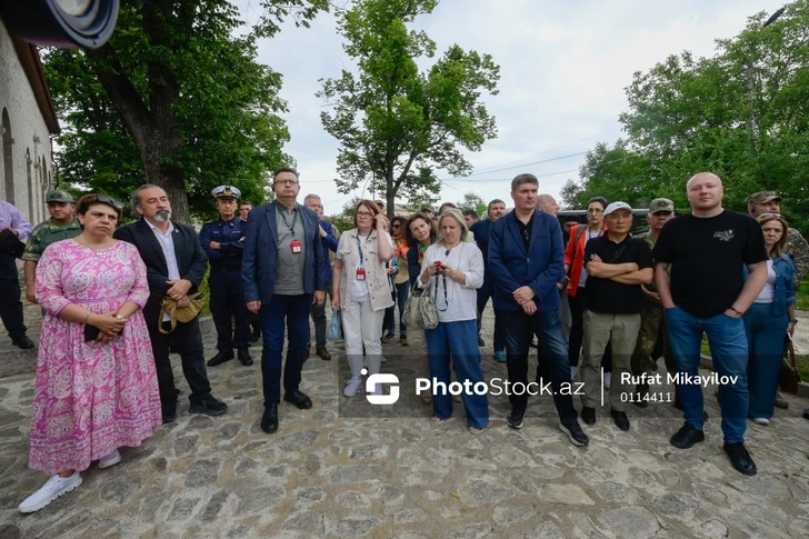 Media.az - Новости Азербайджана - Аккредитованные в Азербайджане дипломаты возвращаются из Агдама в Баку на скоростном поезде