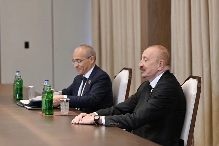 Media.az - Новости Азербайджана - Президент Ильхам Алиев принял делегацию Арабской координационной группы