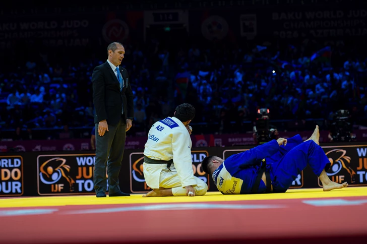 Media.az - Новости Азербайджана - ЧМ по дзюдо в Баку: Фатиев проиграл японцу в полуфинале