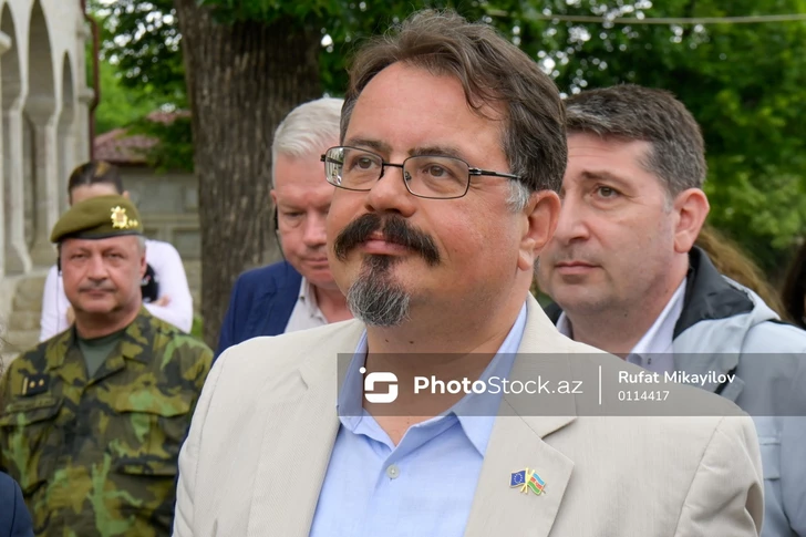 Media.az - Новости Азербайджана - Аккредитованные в Азербайджане дипломаты возвращаются из Агдама в Баку на скоростном поезде