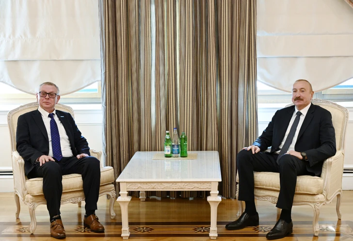 Президент Азербайджана принял представителя Управления ООН по борьбе с терроризмом