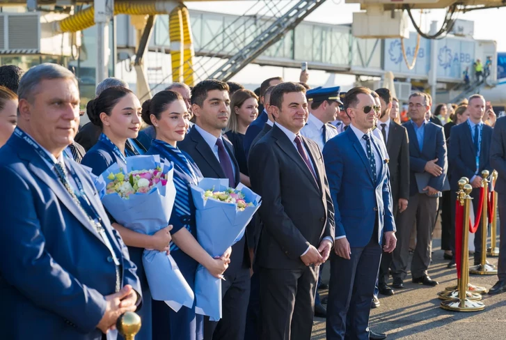 Media.az - Новости Азербайджана - Первый самолет нового поколения Airbus A321neo авиакомпании AZAL прибыл в Баку