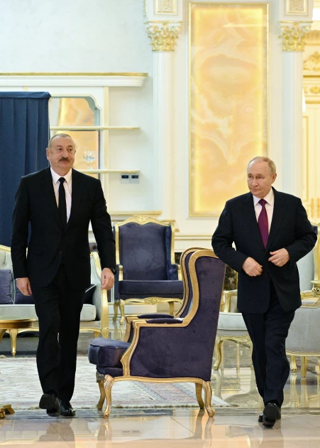 Media.az - Новости Азербайджана - Встреча Ильхама Алиева Владимиром Путиным в Душанбе|Media.az
