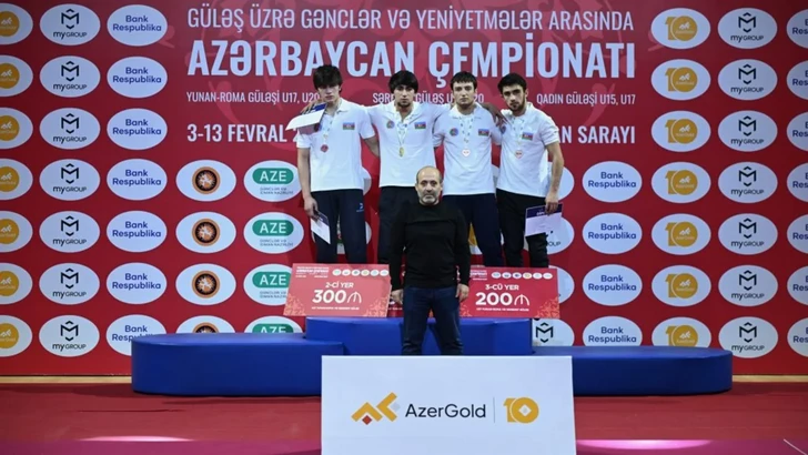 Media.az - Новости Азербайджана - В Гяндже определились чемпионы Азербайджана по борьбе U-17