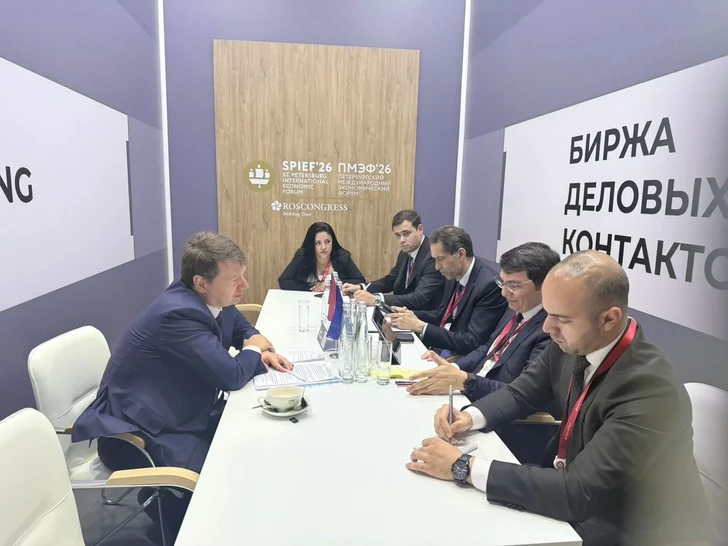 Media.az - Новости Азербайджана - Замминистра экономики Азербайджана провёл ряд встреч в рамках Санкт-Петербургского форума