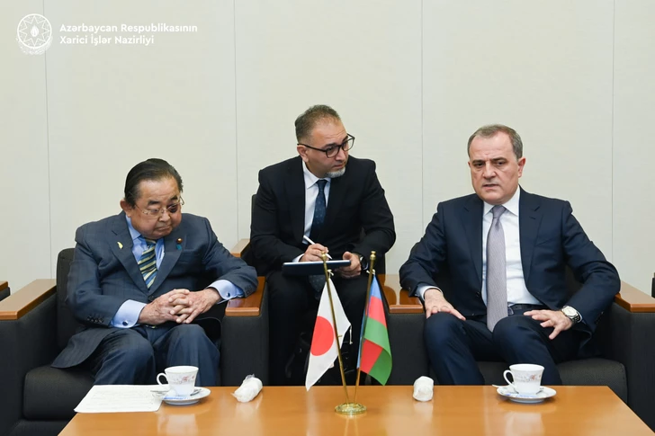Media.az - Новости Азербайджана - Джейхун Байрамов провел встречу с членами Межпарламентской лиги дружбы Япония-Азербайджан в Токио