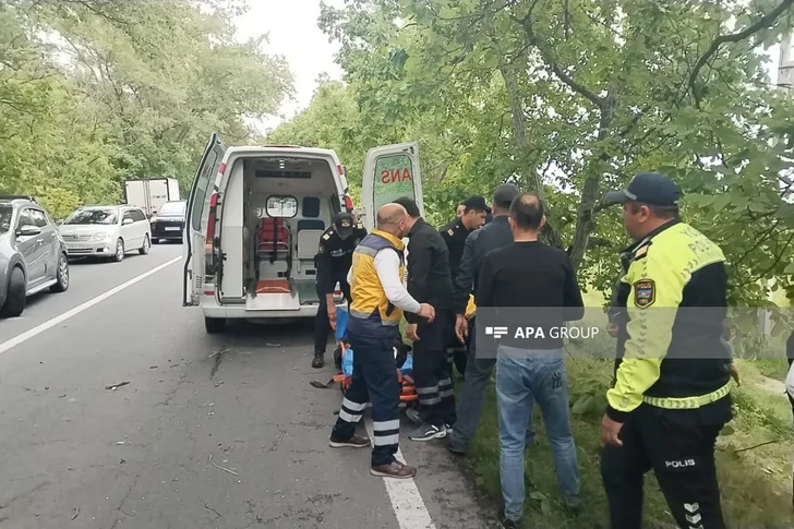 Media.az - Новости Азербайджана - Тяжелое ДТП в Огузском районе: спасатели извлекли водителя из искореженного авто