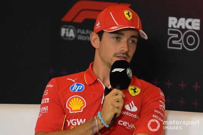Пилот Ferrari рассказал о проблемах с шинами у болида на Гран-при Азербайджана