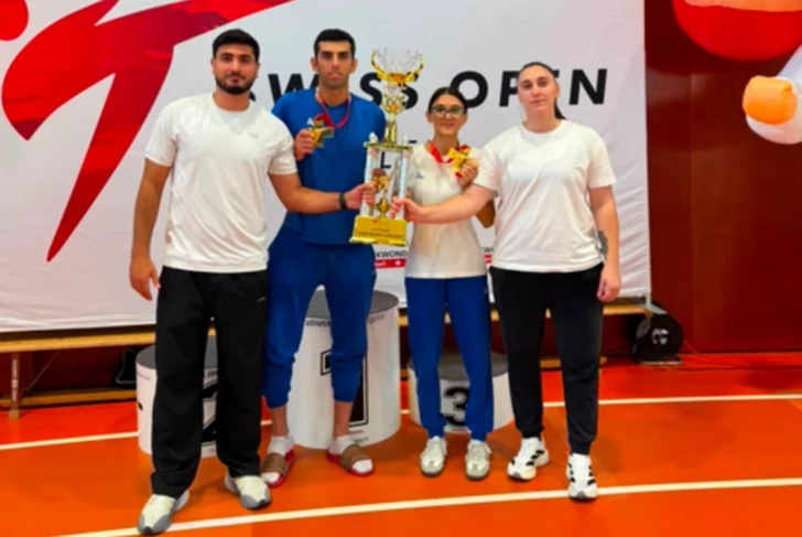 Сборная Азербайджана выиграла Swiss Open по тхэквондо