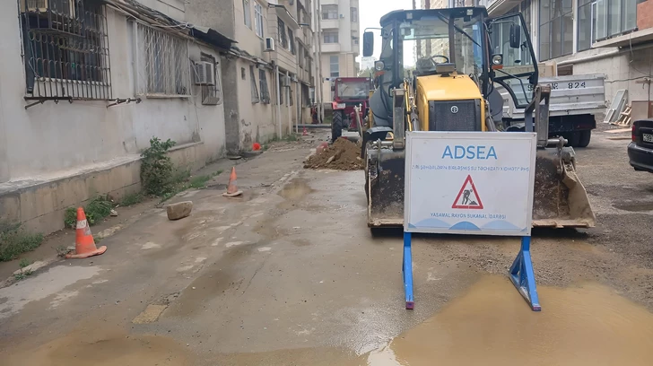 Media.az - Новости Азербайджана - В Баку устранили аварию на водопроводе: ведутся восстановительные работы