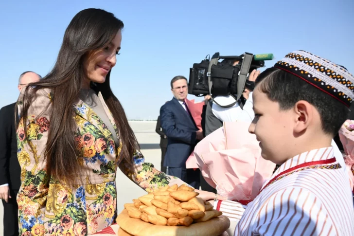 Лейла Алиева поделилась публикацией о визите в Туркменистан