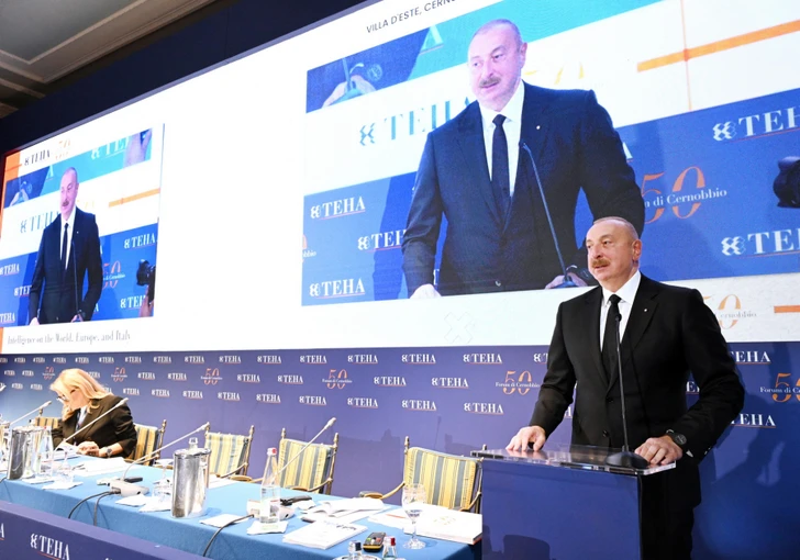 Media.az - Новости Азербайджана - Президент Ильхам Алиев на Международном форуме Черноббио