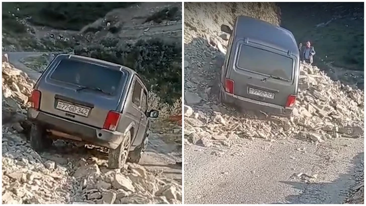В Губинском районе ограничено движение по дороге к селу Хыналыг