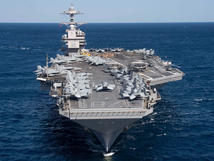 The New York Times: Авианосец USS Gerald R. Ford перебрасывают на Ближний Восток