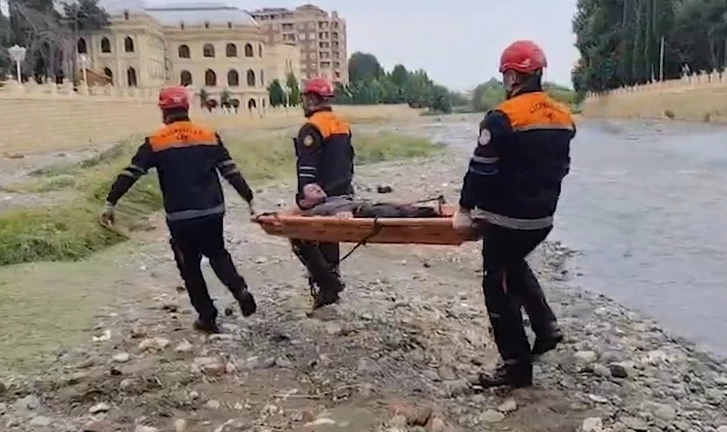 Media.az - Новости Азербайджана - В Гяндже спасатели МЧС извлекли из реки мужчину, получившего травмы при падении