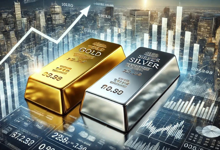 Стоимость золота и серебра продемонстрировала рост на бирже COMEX