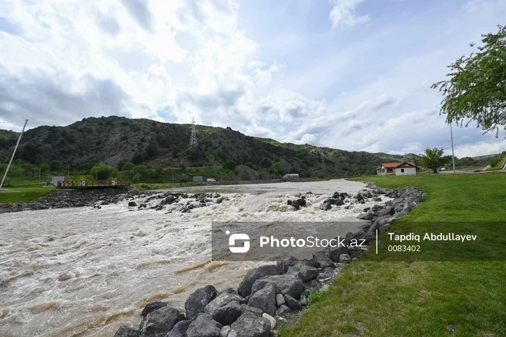 Уровень воды в реках Азербайджана продолжает расти