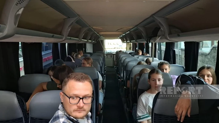 Media.az - Новости Азербайджана - Очередная группа украинских детей отправлена в Азербайджан на реабилитацию