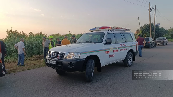 Media.az - Новости Азербайджана - Два человека погибли после падения автомобиля в канал в Товузе