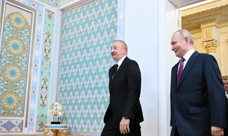 Media.az - Новости Азербайджана - Встреча Ильхама Алиева Владимиром Путиным в Душанбе|Media.az