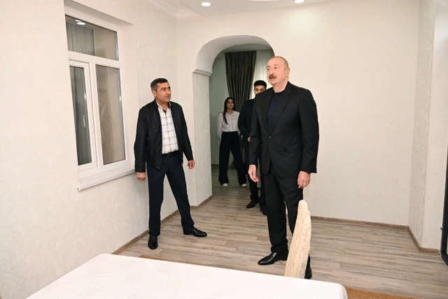 Media.az - Новости Азербайджана - Президент Ильхам Алиев посетил поселок Гадрут Ходжавендского района