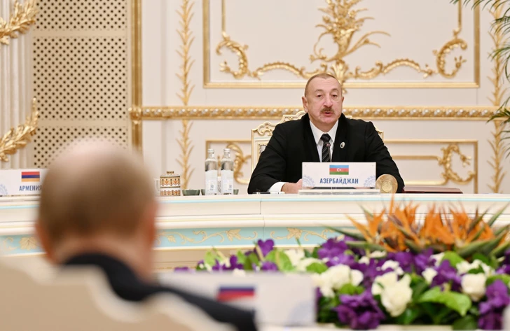 Media.az - Новости Азербайджана - Президент Ильхам Алиев в Душанбе выступил на заседании Совета глав государств СНГ в узком составе