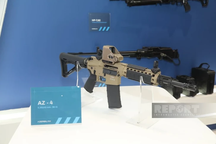 Media.az - Новости Азербайджана - Азербайджан представил новый автомат AZ-4 на выставке ADEX-2026