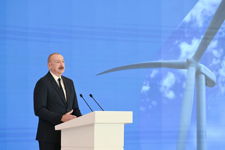 Media.az - Новости Азербайджана - В Баку состоялась церемония открытия ветряной электростанции «Хызы-Абшерон»