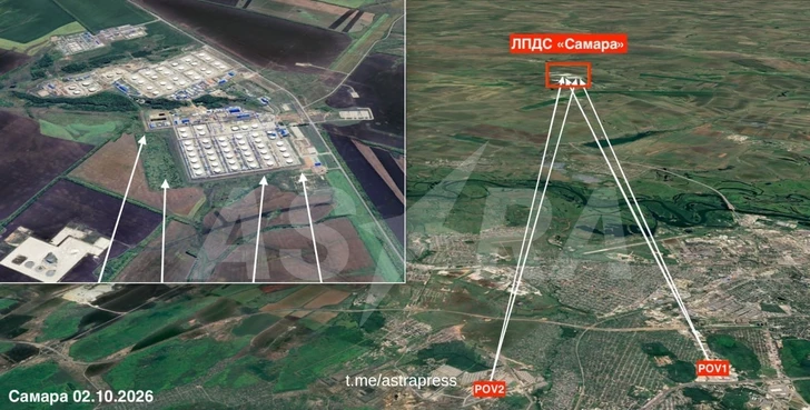 Media.az - Новости Азербайджана - В России из-за атак БПЛА горит крупнейший резервуарный парк в Европе