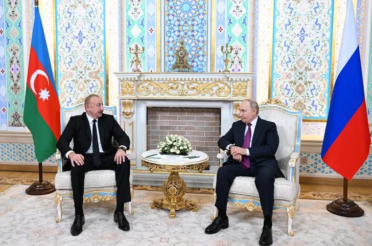 Media.az - Новости Азербайджана - Встреча Ильхама Алиева Владимиром Путиным в Душанбе|Media.az