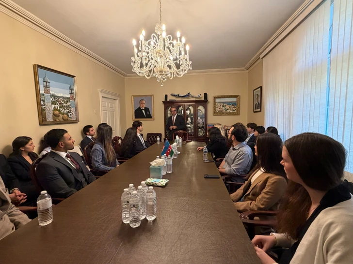 В посольстве Азербайджана в США прошла встреча с членами международной студенческой ассоциации