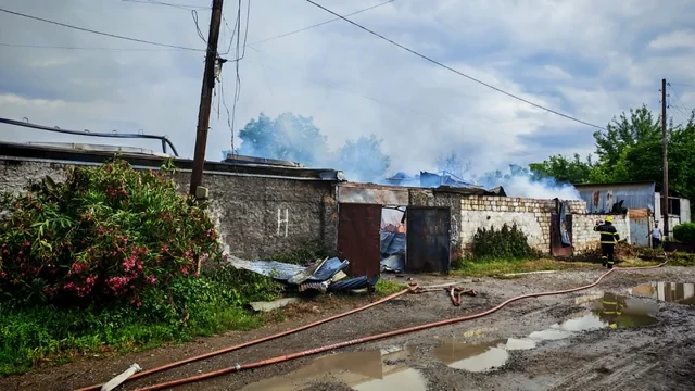 Media.az - Новости Азербайджана - В Агдамском районе молния вызвала пожар в магазине