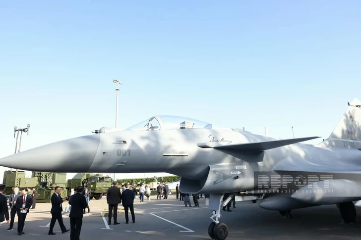 Media.az - Новости Азербайджана - На выставке в Баку впервые представлен истребитель совместного производства Турции и Азербайджана