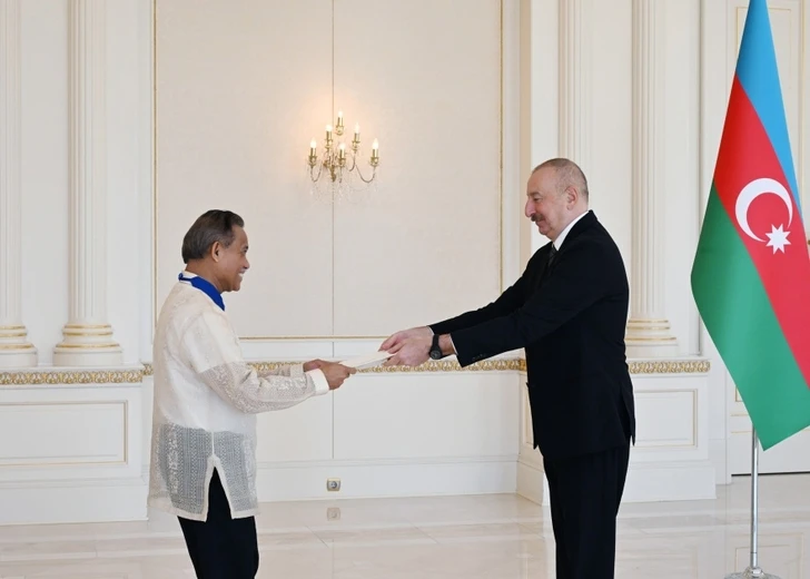 Президент Азербайджана принял верительные грамоты новоназначенного посла Филиппин в нашей стране