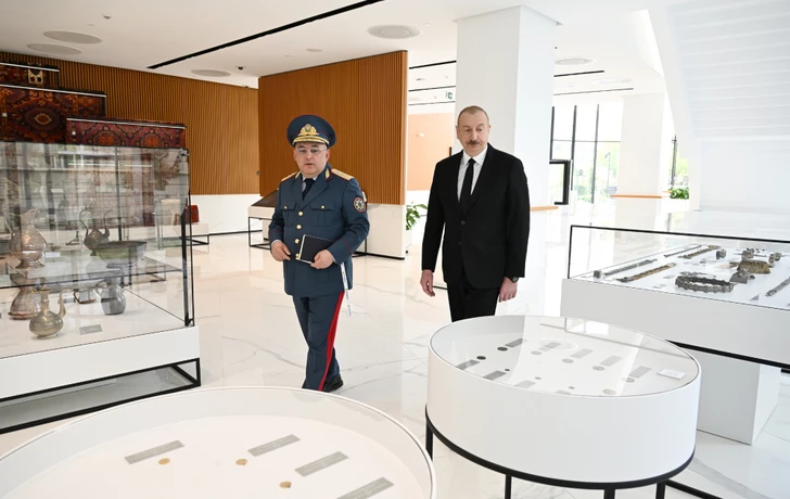 Media.az - Новости Азербайджана - Президент Ильхам Алиев принял участие в открытии нового административного здания ГТК в Баку