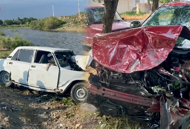 В Сабирабаде произошло смертельное ДТП с участием двух легковых автомобилей